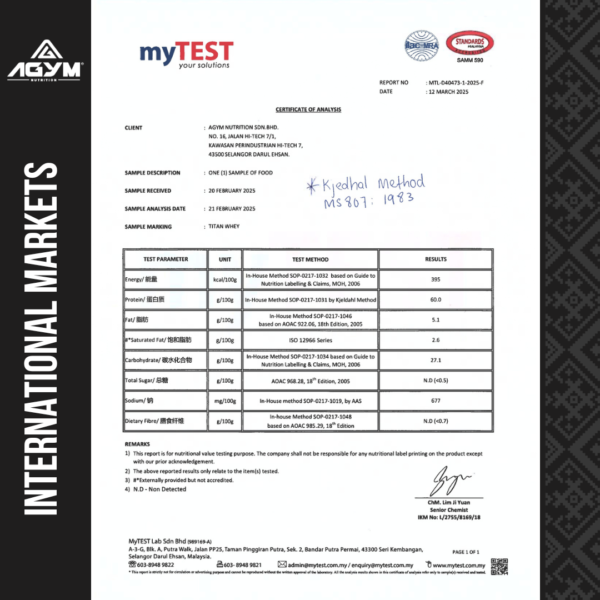 Titan Whey (1 kg) - Image 4